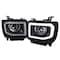 Spec-D Tuning 14-15 GMC Sierra Projector Headlights - Black 2LHP-SIE14JM-TM - alternate 1